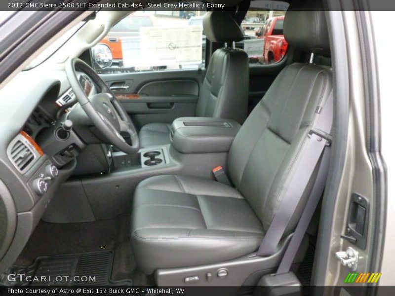  2012 Sierra 1500 SLT Extended Cab 4x4 Ebony Interior