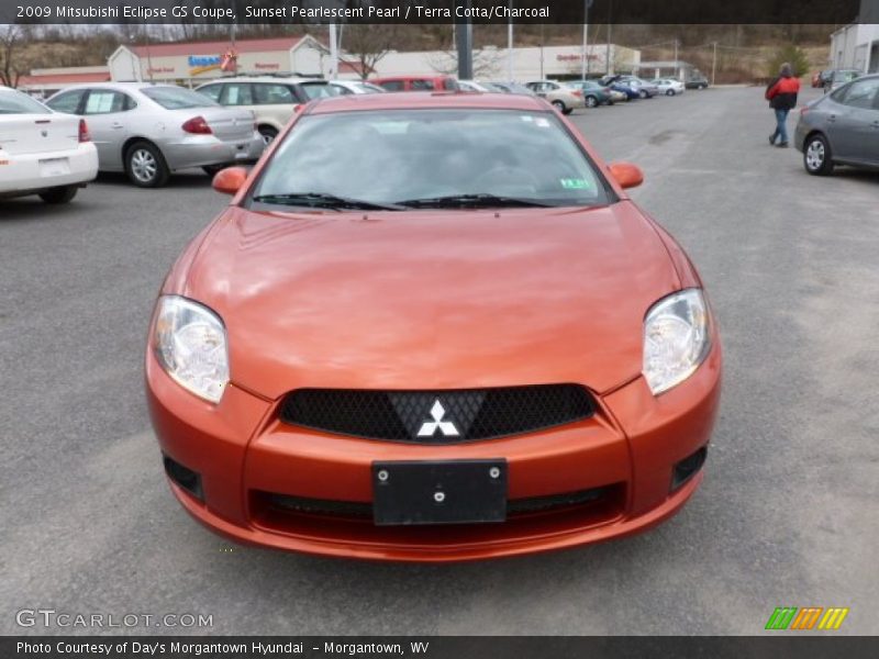 Sunset Pearlescent Pearl / Terra Cotta/Charcoal 2009 Mitsubishi Eclipse GS Coupe