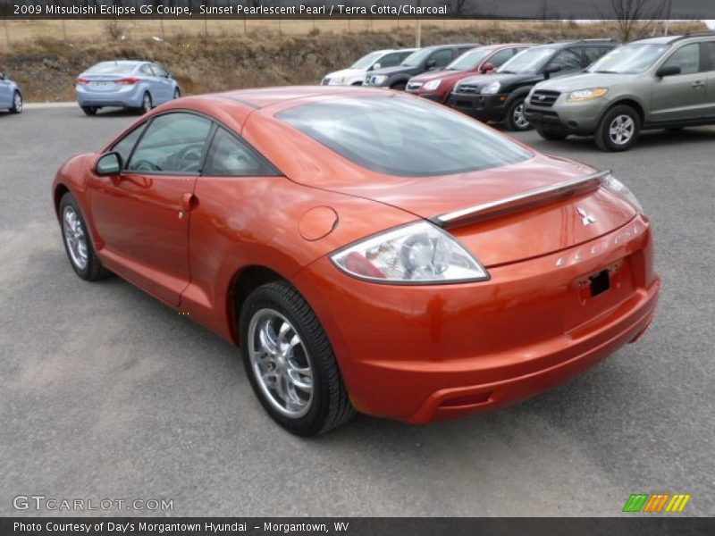 Sunset Pearlescent Pearl / Terra Cotta/Charcoal 2009 Mitsubishi Eclipse GS Coupe