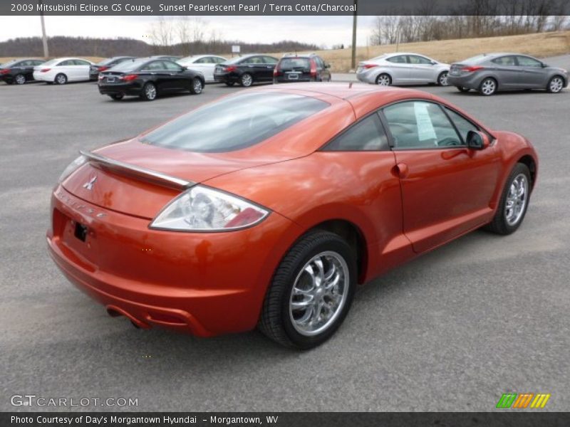 Sunset Pearlescent Pearl / Terra Cotta/Charcoal 2009 Mitsubishi Eclipse GS Coupe