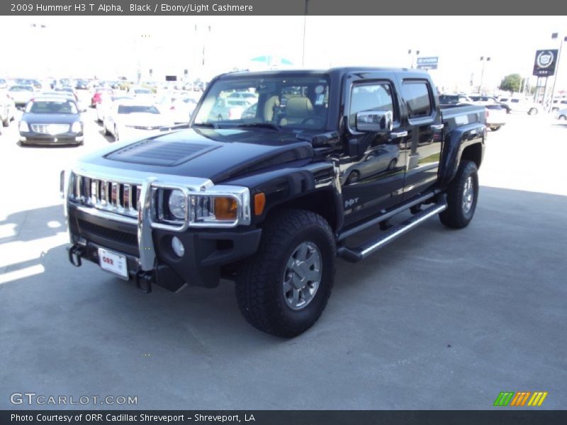 Black / Ebony/Light Cashmere 2009 Hummer H3 T Alpha