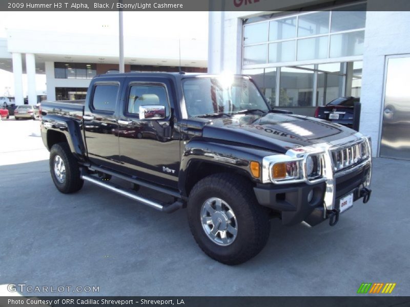 Black / Ebony/Light Cashmere 2009 Hummer H3 T Alpha