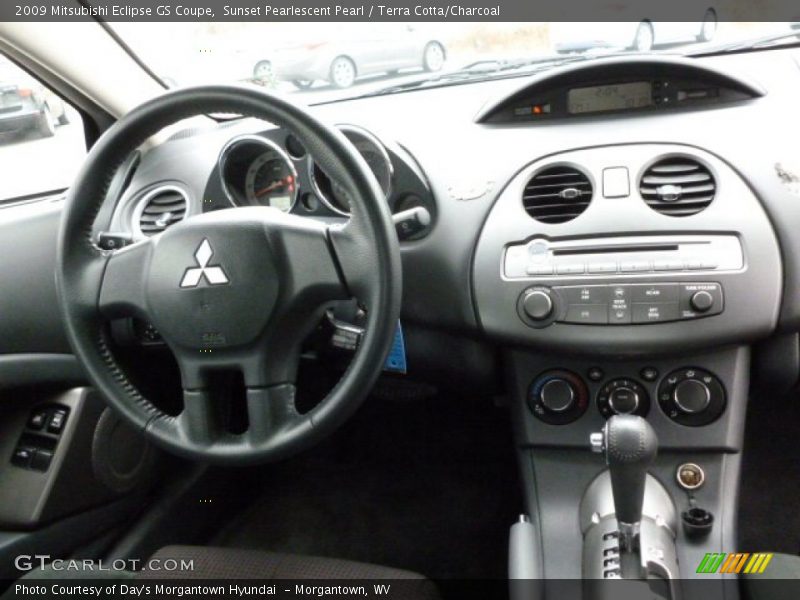 Sunset Pearlescent Pearl / Terra Cotta/Charcoal 2009 Mitsubishi Eclipse GS Coupe