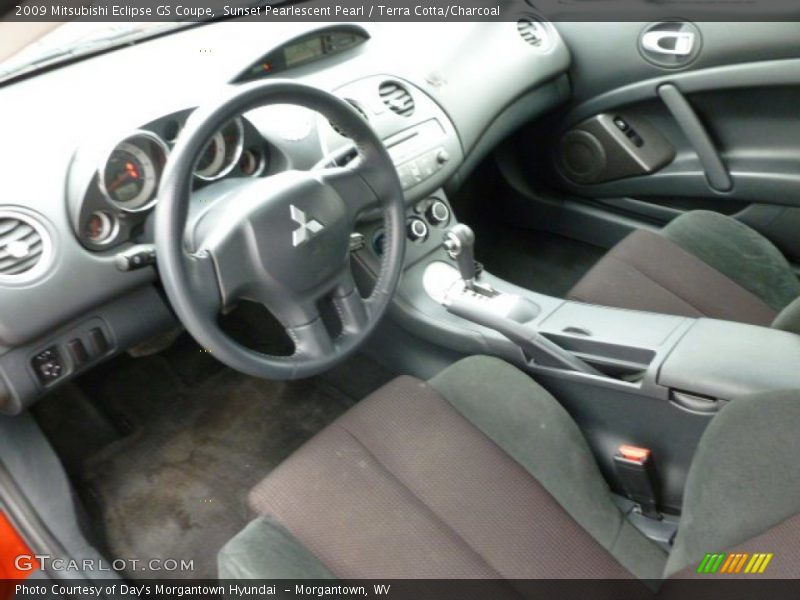 Terra Cotta/Charcoal Interior - 2009 Eclipse GS Coupe 
