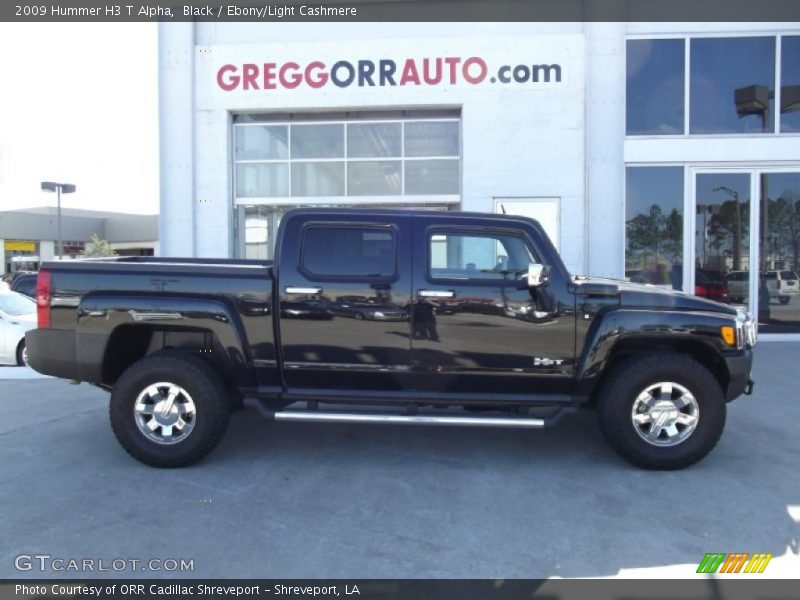 Black / Ebony/Light Cashmere 2009 Hummer H3 T Alpha
