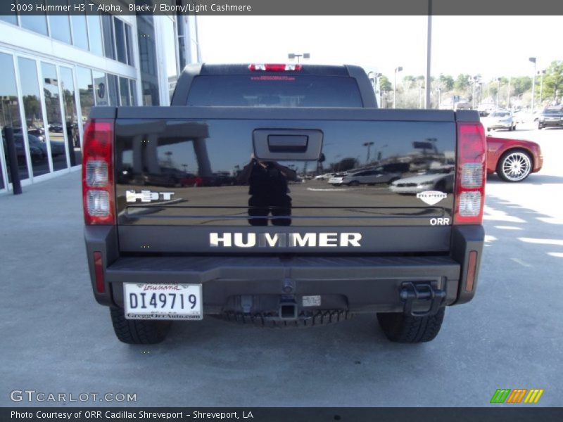 Black / Ebony/Light Cashmere 2009 Hummer H3 T Alpha