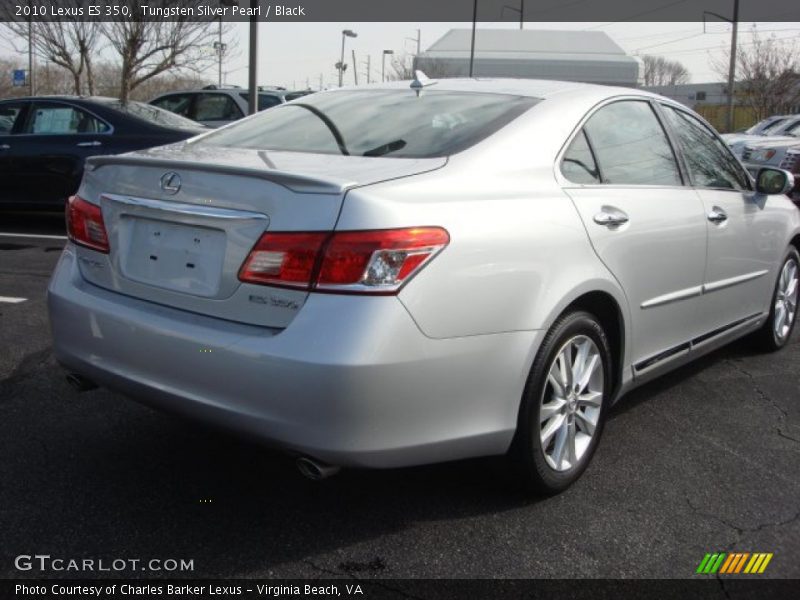 Tungsten Silver Pearl / Black 2010 Lexus ES 350