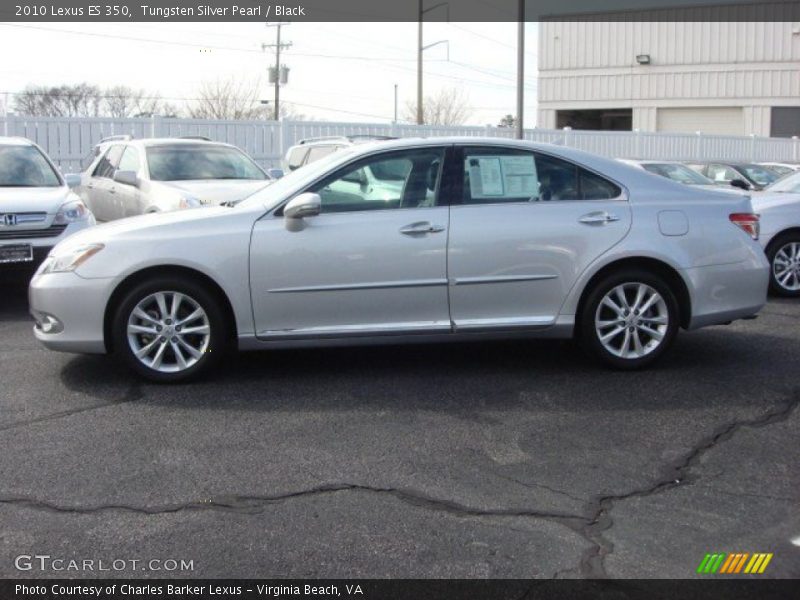 Tungsten Silver Pearl / Black 2010 Lexus ES 350