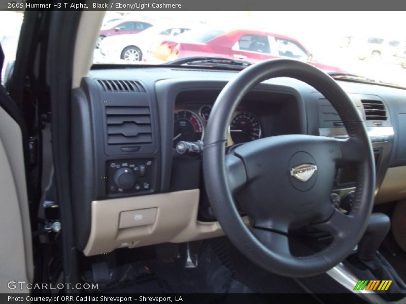 Black / Ebony/Light Cashmere 2009 Hummer H3 T Alpha
