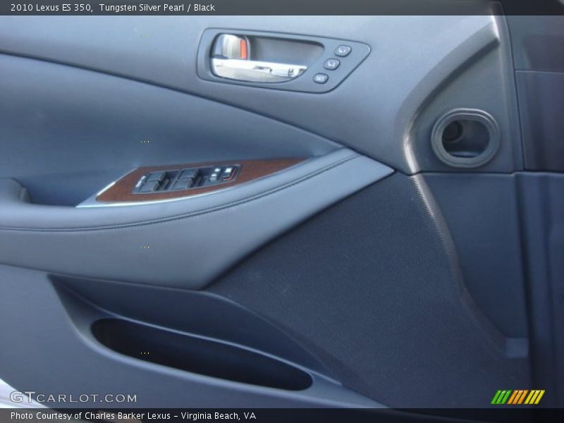 Tungsten Silver Pearl / Black 2010 Lexus ES 350