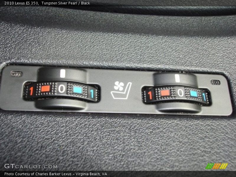 Tungsten Silver Pearl / Black 2010 Lexus ES 350