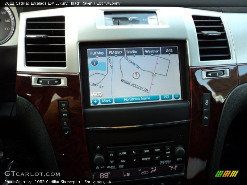 Black Raven / Ebony/Ebony 2012 Cadillac Escalade ESV Luxury