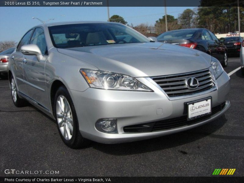 Tungsten Silver Pearl / Parchment 2010 Lexus ES 350