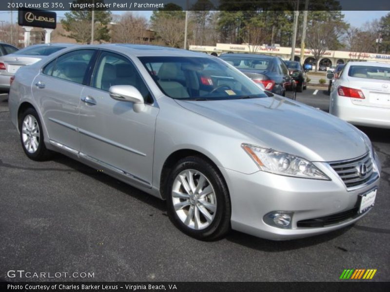 Tungsten Silver Pearl / Parchment 2010 Lexus ES 350