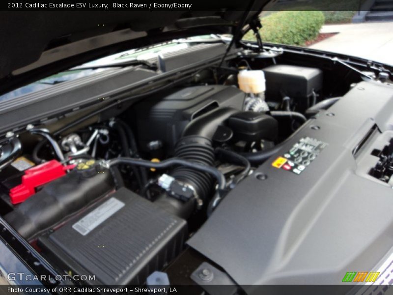 Black Raven / Ebony/Ebony 2012 Cadillac Escalade ESV Luxury