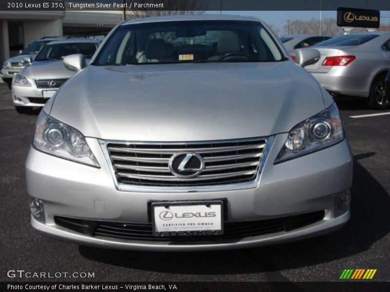 Tungsten Silver Pearl / Parchment 2010 Lexus ES 350