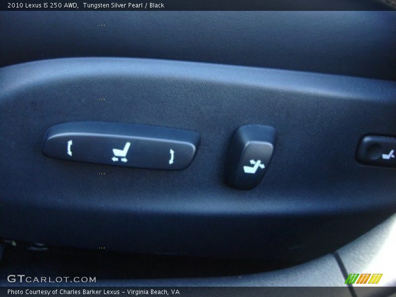 Tungsten Silver Pearl / Black 2010 Lexus IS 250 AWD