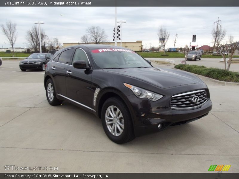 Midnight Mocha / Wheat 2011 Infiniti FX 35 AWD