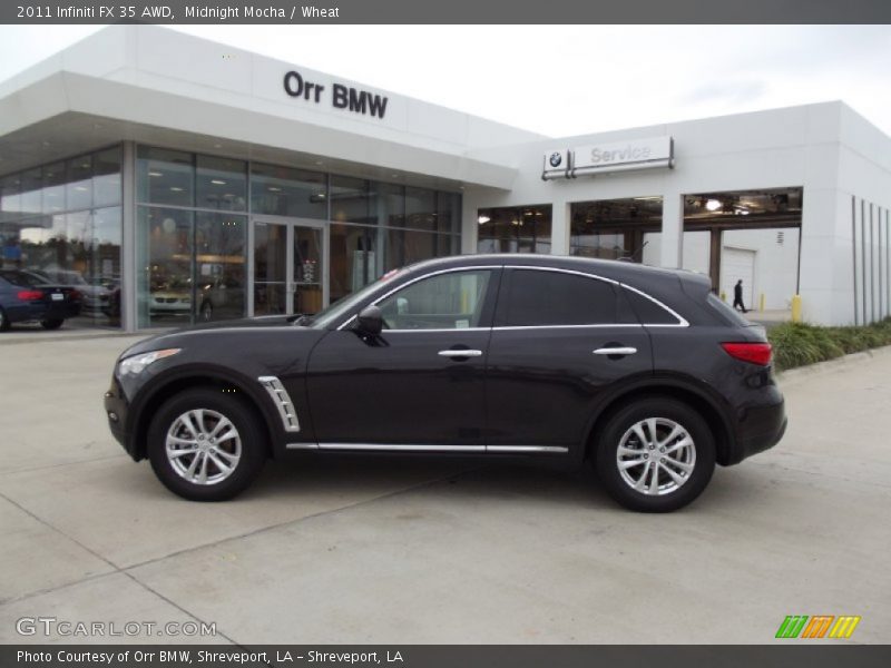 Midnight Mocha / Wheat 2011 Infiniti FX 35 AWD