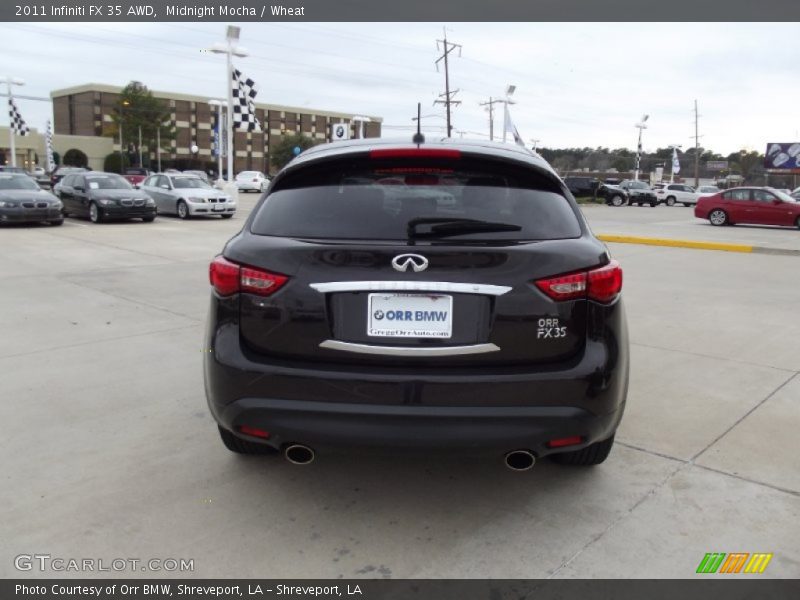 Midnight Mocha / Wheat 2011 Infiniti FX 35 AWD