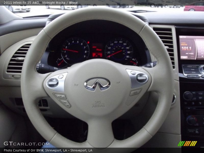Midnight Mocha / Wheat 2011 Infiniti FX 35 AWD