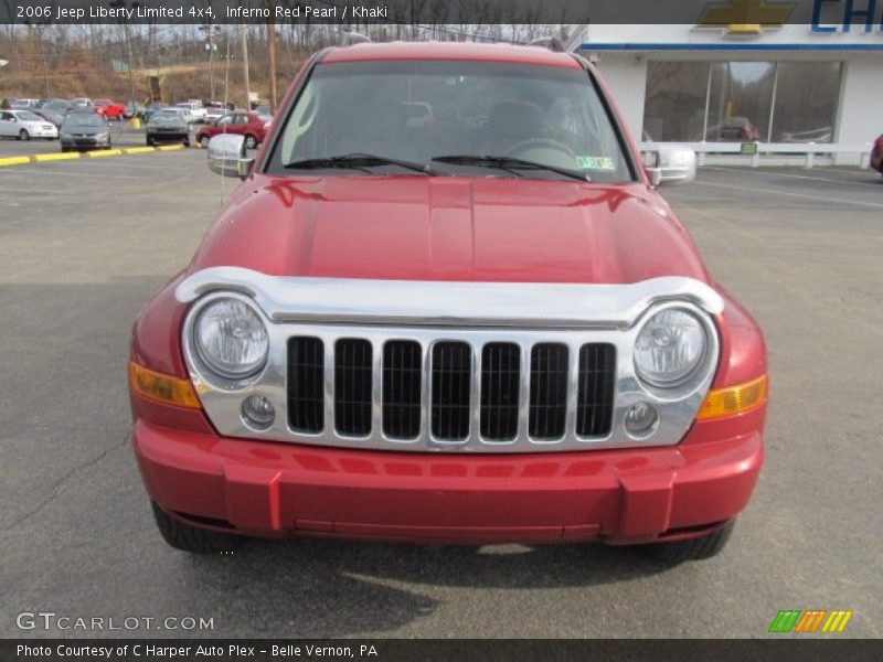 Inferno Red Pearl / Khaki 2006 Jeep Liberty Limited 4x4