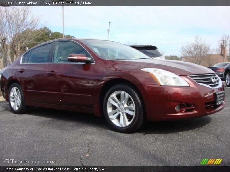 Tuscan Sun Red / Blond 2010 Nissan Altima 3.5 SR