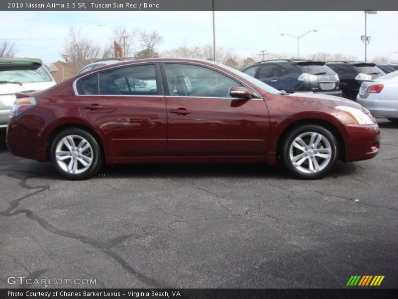 Tuscan Sun Red / Blond 2010 Nissan Altima 3.5 SR