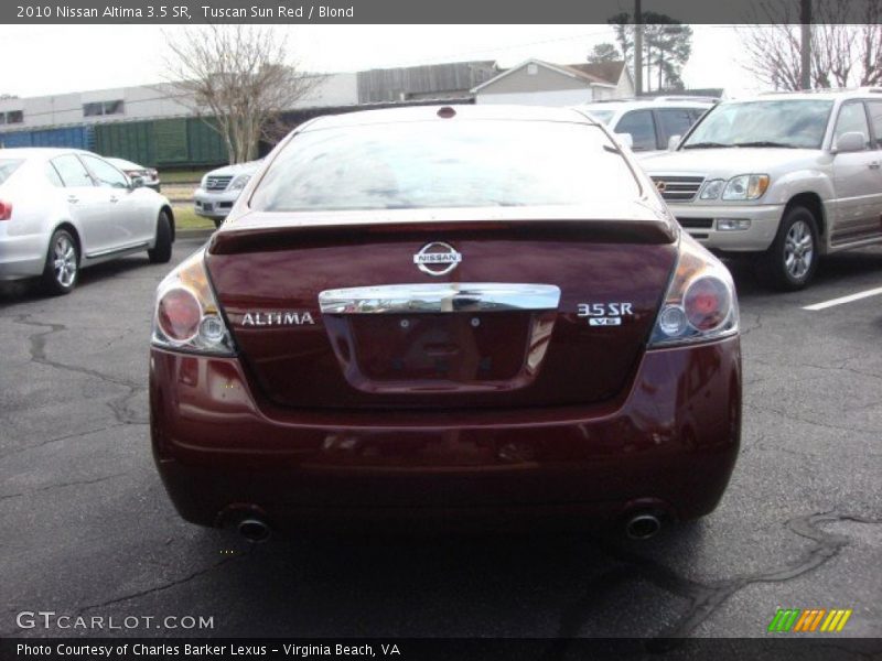 Tuscan Sun Red / Blond 2010 Nissan Altima 3.5 SR