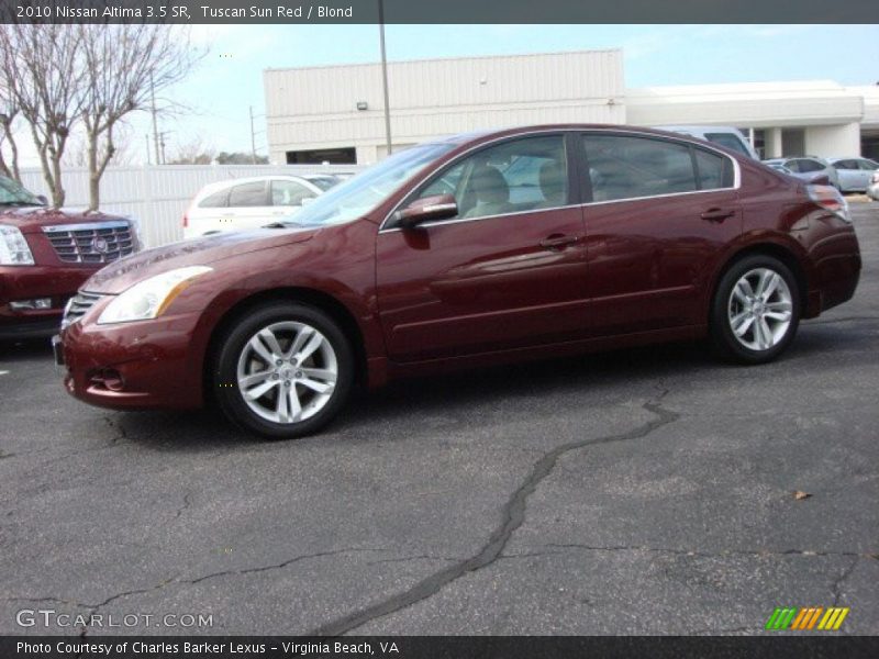 Tuscan Sun Red / Blond 2010 Nissan Altima 3.5 SR
