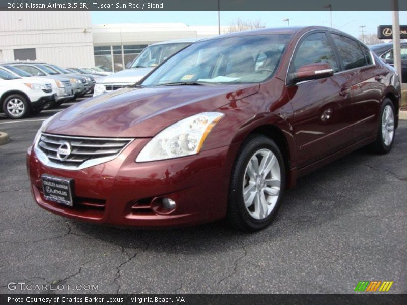 Tuscan Sun Red / Blond 2010 Nissan Altima 3.5 SR