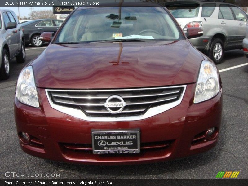 Tuscan Sun Red / Blond 2010 Nissan Altima 3.5 SR