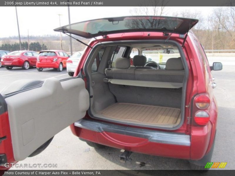 Inferno Red Pearl / Khaki 2006 Jeep Liberty Limited 4x4