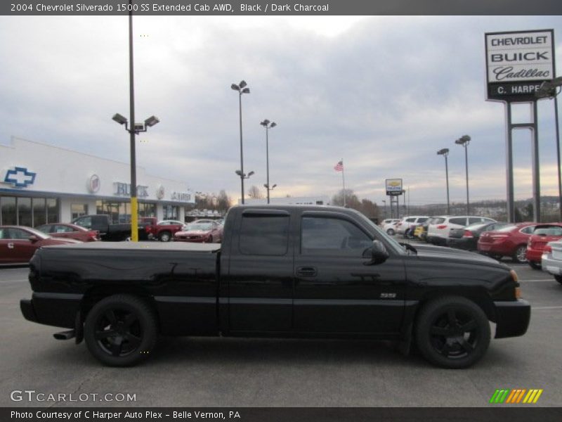 Black / Dark Charcoal 2004 Chevrolet Silverado 1500 SS Extended Cab AWD