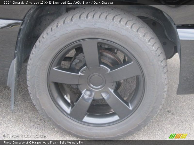 Black / Dark Charcoal 2004 Chevrolet Silverado 1500 SS Extended Cab AWD