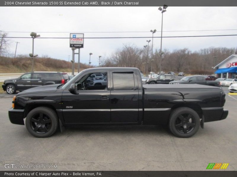 Black / Dark Charcoal 2004 Chevrolet Silverado 1500 SS Extended Cab AWD