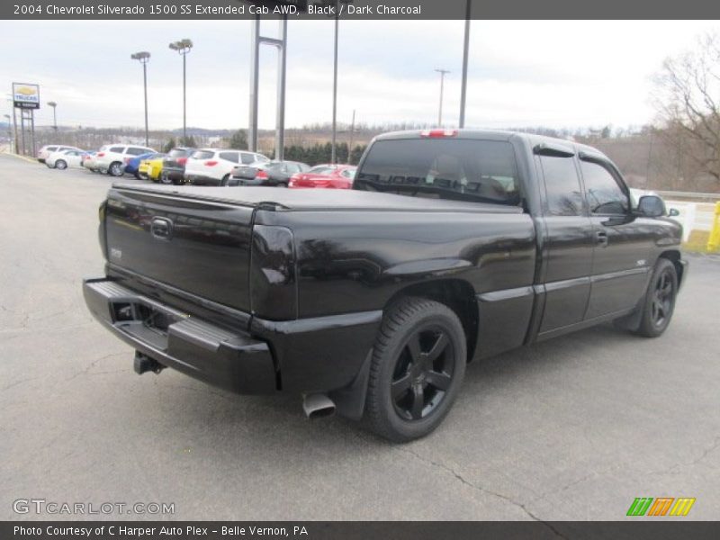 Black / Dark Charcoal 2004 Chevrolet Silverado 1500 SS Extended Cab AWD