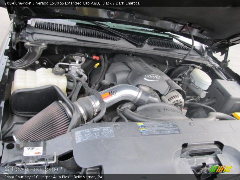 Black / Dark Charcoal 2004 Chevrolet Silverado 1500 SS Extended Cab AWD