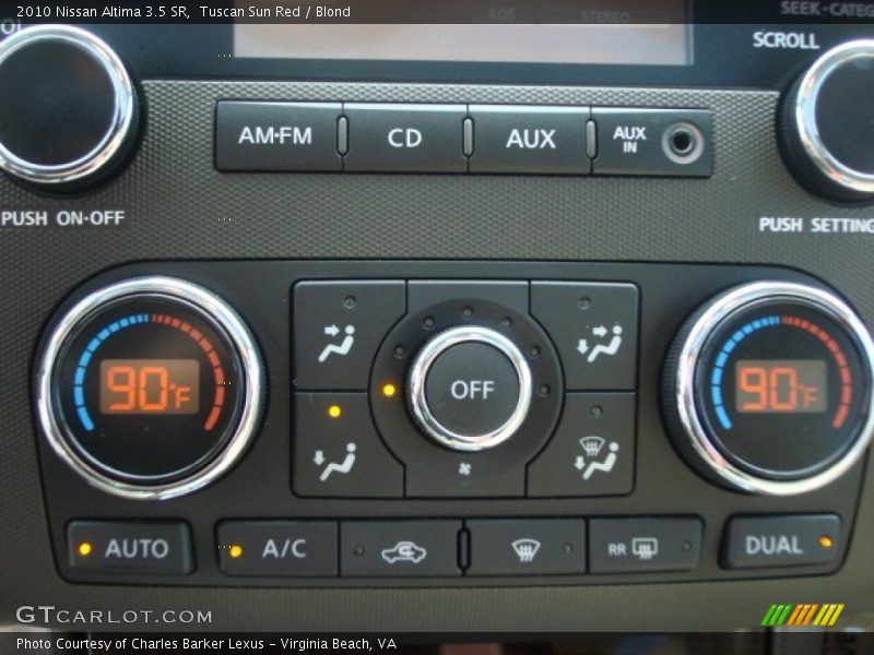 Tuscan Sun Red / Blond 2010 Nissan Altima 3.5 SR