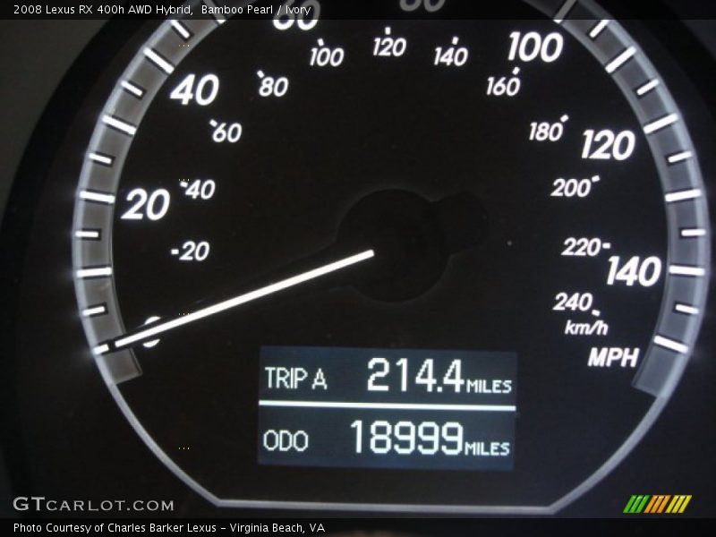 Bamboo Pearl / Ivory 2008 Lexus RX 400h AWD Hybrid