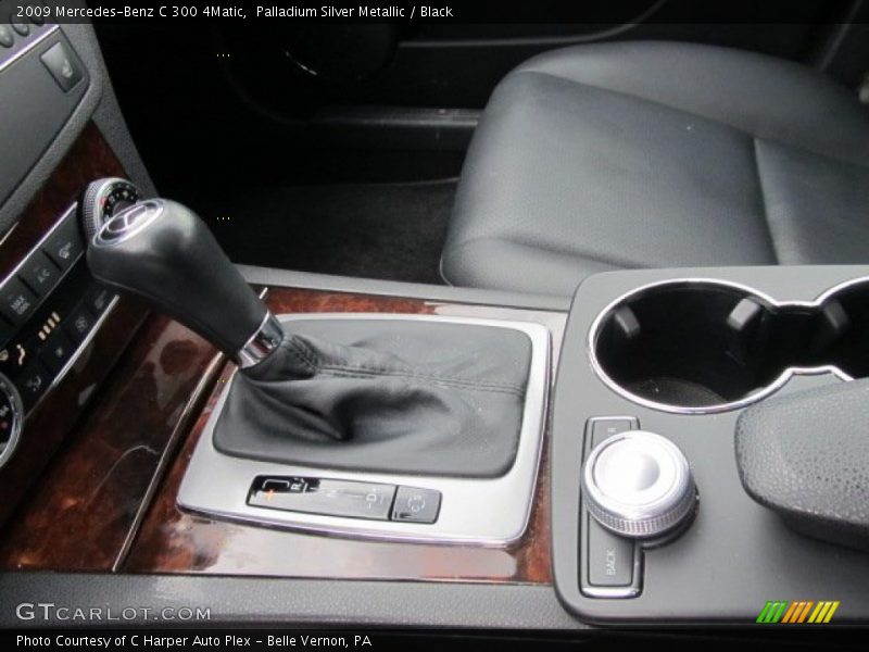 Palladium Silver Metallic / Black 2009 Mercedes-Benz C 300 4Matic