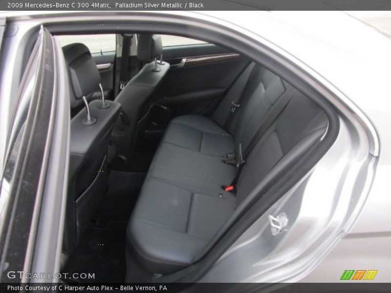 Palladium Silver Metallic / Black 2009 Mercedes-Benz C 300 4Matic