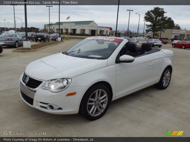 Candy White / Titan Black 2009 Volkswagen Eos Lux