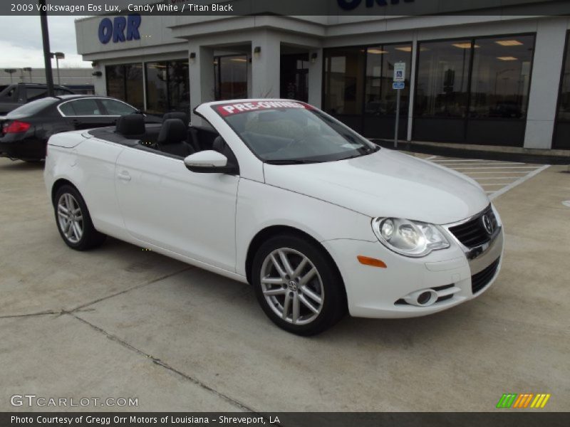 Candy White / Titan Black 2009 Volkswagen Eos Lux
