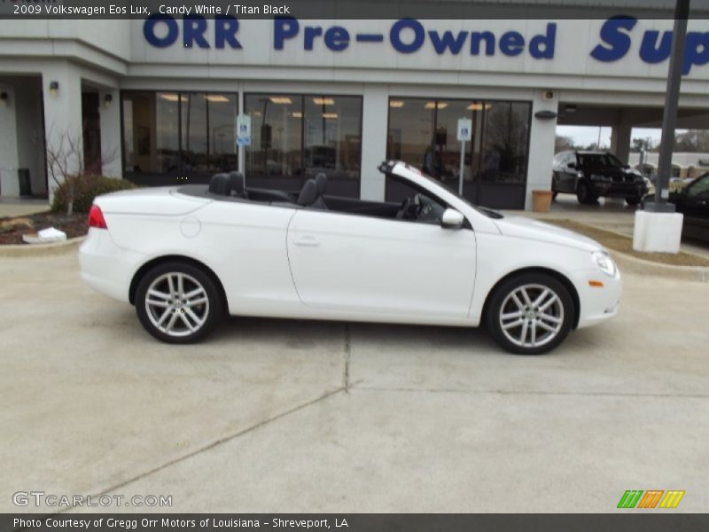 Candy White / Titan Black 2009 Volkswagen Eos Lux