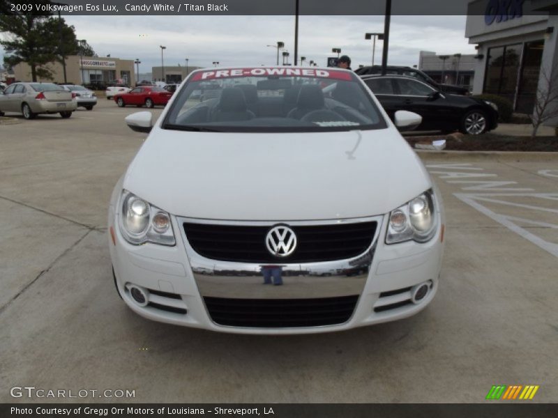 Candy White / Titan Black 2009 Volkswagen Eos Lux