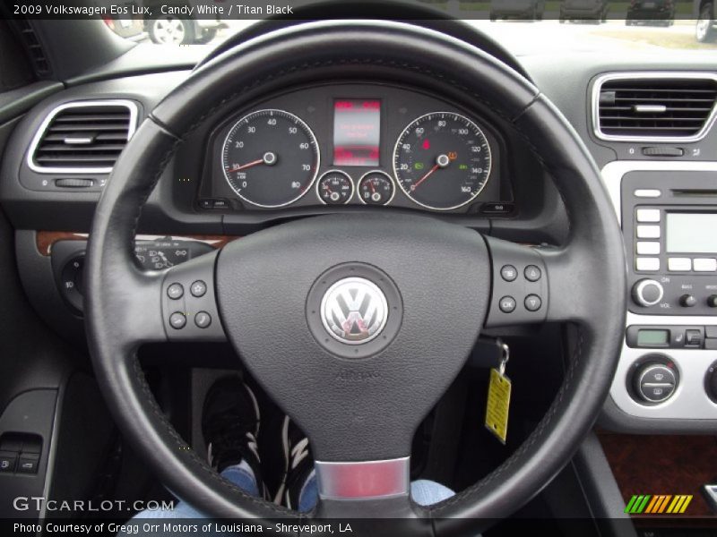 Candy White / Titan Black 2009 Volkswagen Eos Lux
