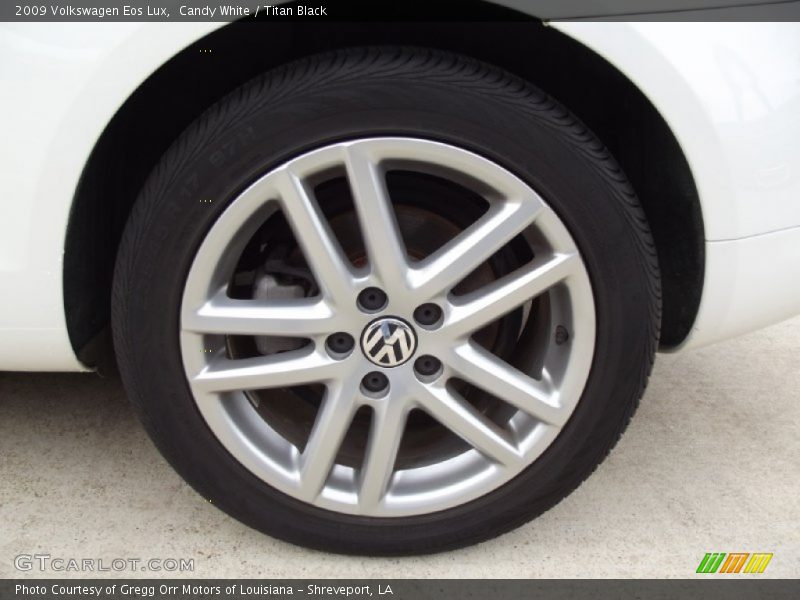 Candy White / Titan Black 2009 Volkswagen Eos Lux