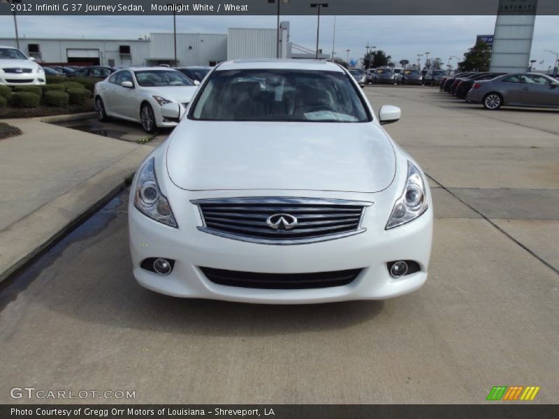 Moonlight White / Wheat 2012 Infiniti G 37 Journey Sedan