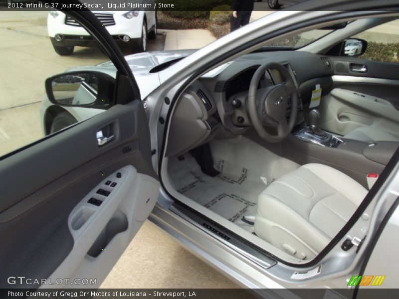 Liquid Platinum / Stone 2012 Infiniti G 37 Journey Sedan
